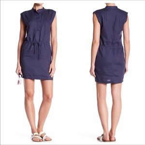 James Perse 100% linen sleeveless dress
